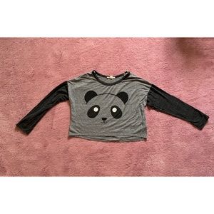 Forever 21 Panda Crop top